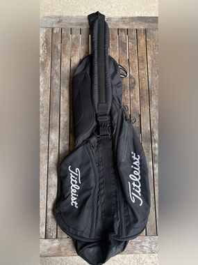 Titleist Black Sunday Carry Golf Bag 2-Way Multiple Pockets